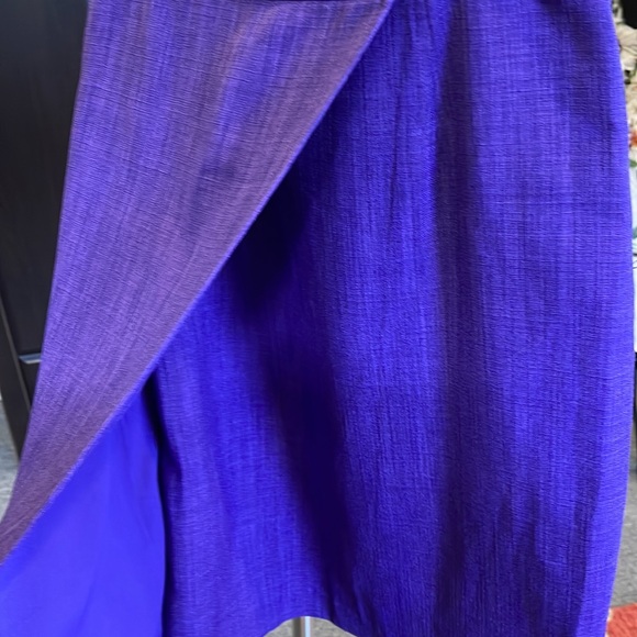 Ellen Tracy midi sleeveless summer dress, purple, size 4 - Picture 4 of 7